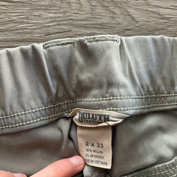 Duluth Dry on the Fly Slim Leg Women's Pants 2x33 - khaki - Picture 2 of 4